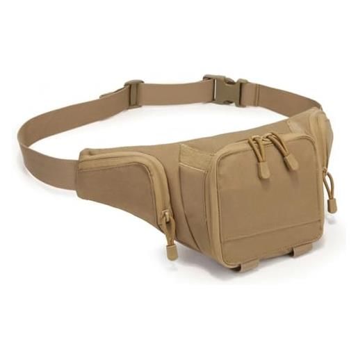 Jungle Leopard marsupio con fondina, marsupio tattico, borsa for il trasporto nascosto di armi da caccia, marsupio con tracolla(t)