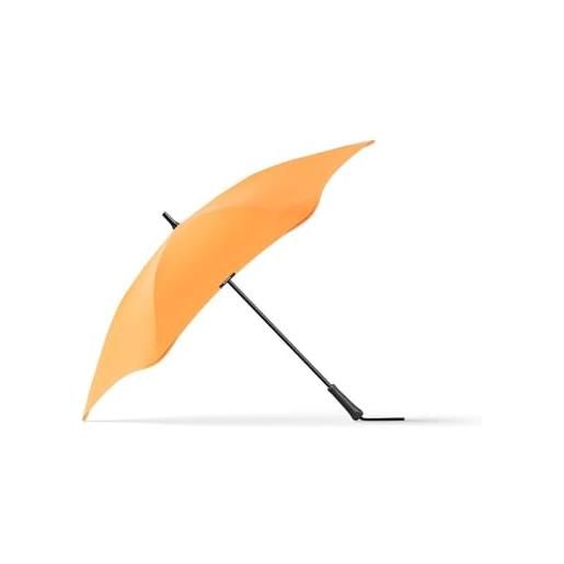 BLUNT ombrello classico a bastone, resistente al vento, sistema di tensionamento radiale, ideale per pendolari, riparabile e durevole, certificato b-corp, baldacchino diametro 120 cm, arancia mango