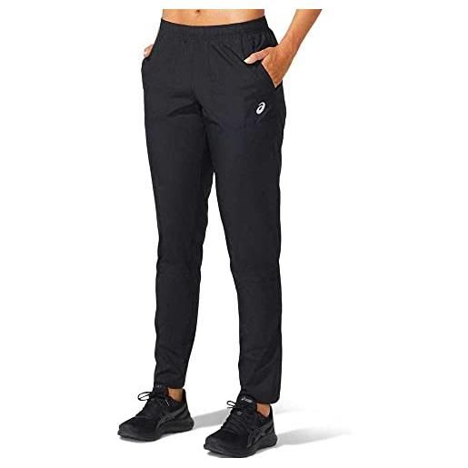 Asics 2012c339-001 core woven pant pantaloni sportivi donna performance black taglia xl