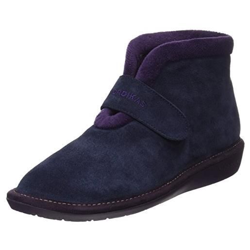 Nordikas top line, pantofole a collo alto donna, blu (marino), 37 eu
