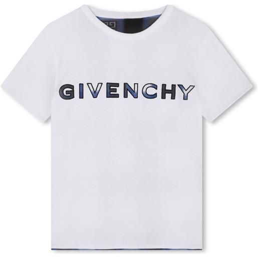 Givenchy Kids t-shirt reversibile con stampa - bianco