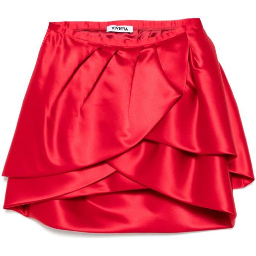 Vivetta minigonna svasata - rosso