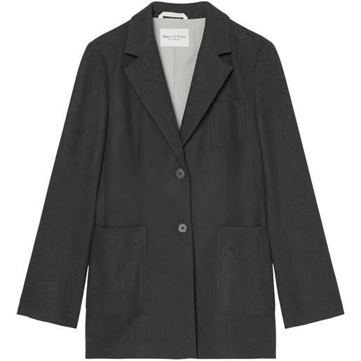 Marc O'Polo blazer monopetto - grigio