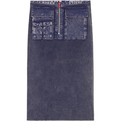 Diesel gonna m-merin a coste con zip - blu