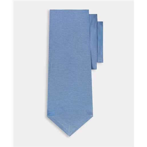 Brooks Brothers plain silk tie sky