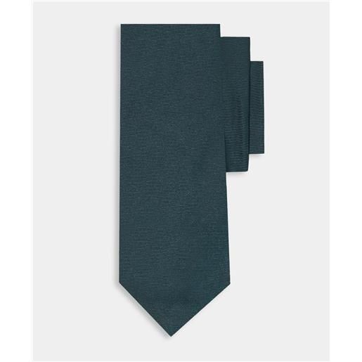 Brooks Brothers plain silk tie military