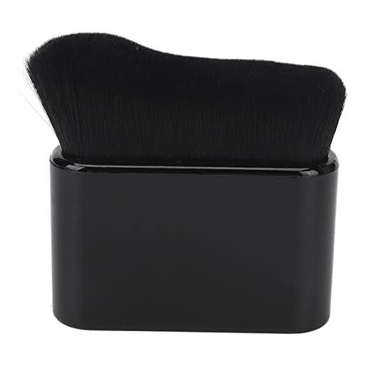 Jiawu pennello autoabbronzante, pennello fondotinta pennello trucco per viso e corpo, pennello kabuki per trucco corpo e gambe, pennello per sfumare per mousse abbronzante, setole morbid