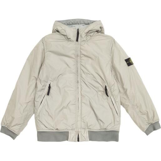 Stone Island Junior giacca con cappuccio - grigio