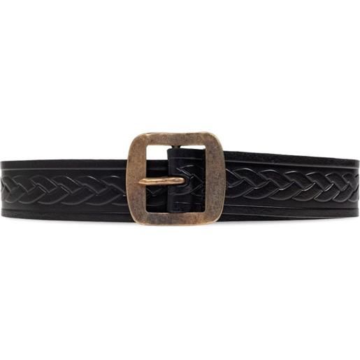 DSQUARED2 cintura in pelle - nero