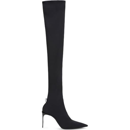 Sportmax stivali a punta 90mm - nero