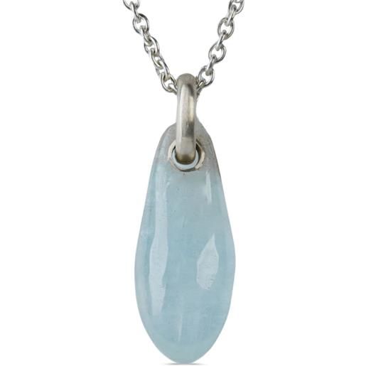 Parts of Four collana con pendente acquamarina - argento