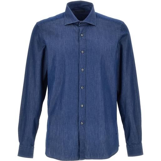 Fay camicia denim - blu