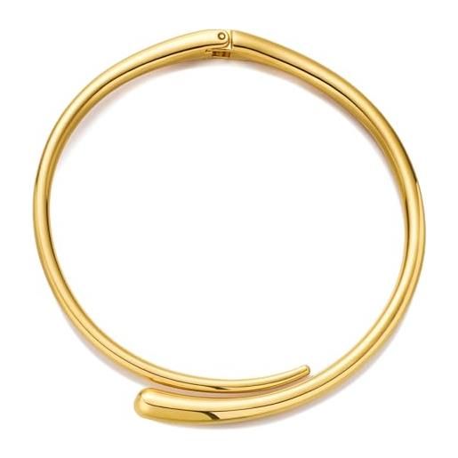 ENSKEFEN Chunky Gold Statement Choker Collane per le Donne