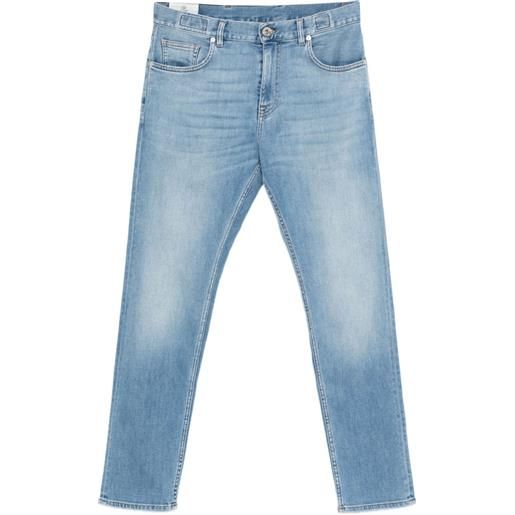 Eleventy jeans con design a cinque tasche - blu