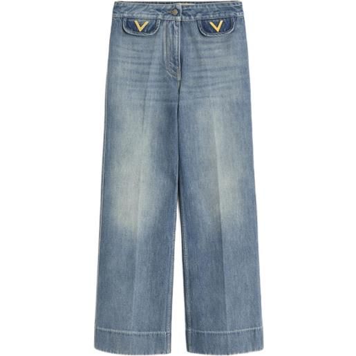 Valentino Garavani jeans v gold - blu
