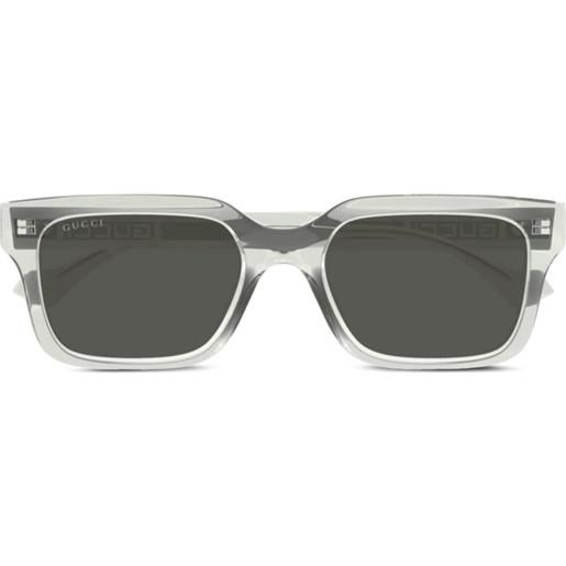 Occhiali Da Sole Quadrati Moderni Occhiali Da Sole Uomo Stile Hip Hop - Montatura Quadrata Oro Lenti Trasparenti Occhiali Uomo