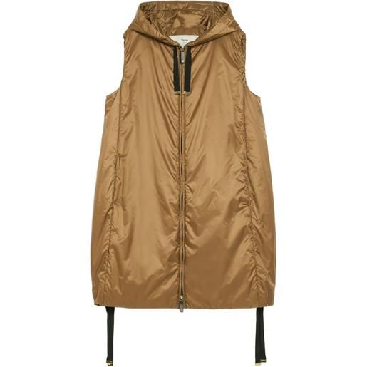 Max Mara piumino smanicato - marrone