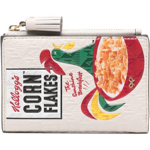 Anya Hindmarch portafoglio corn flakes - bianco