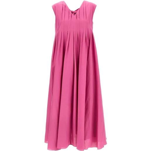 'S Max Mara abito midi plissettato - rosa