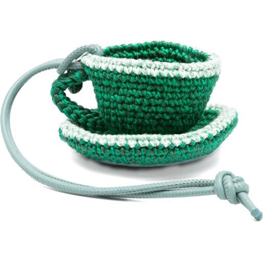 JW Anderson ciondolo teacup - verde