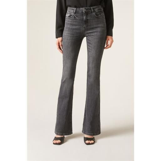 Calzedonia jeans elasticizzati a zampa grigio