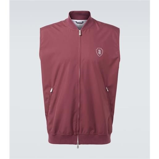 Brunello Cucinelli gilet con logo
