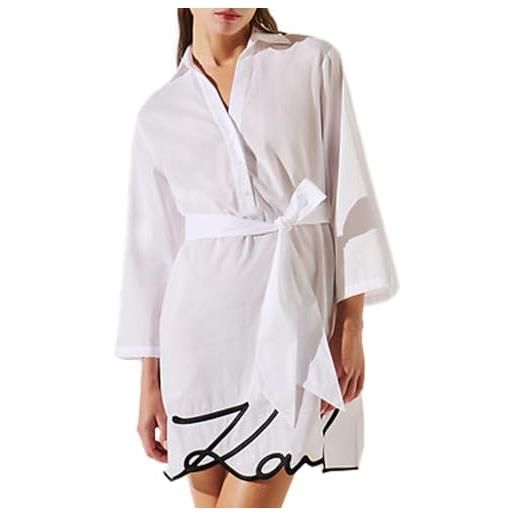 KARL LAGERFELD B.V karl dna signature beach dress tuta, nero, s donna