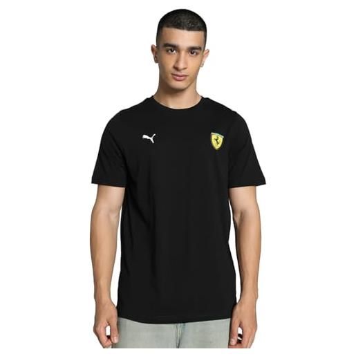 PUMA t-shirt scuderia ferrari race colour shield da uomo m black
