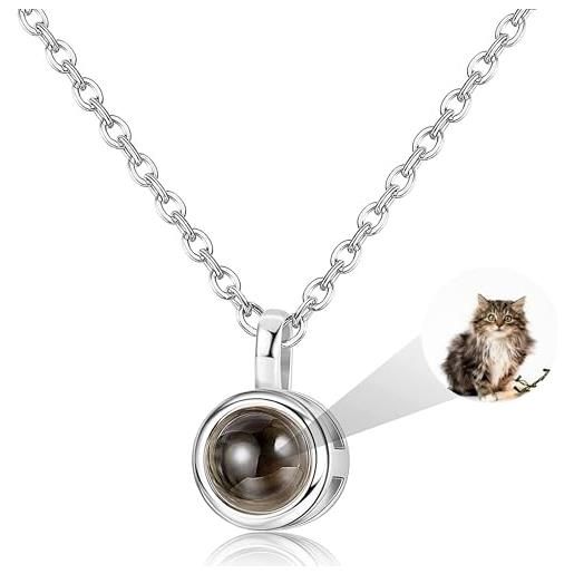 Collana Portafoto Personalizzata Con Ali D'Angelo - Ciondolo Apribile, Regalo Per San Valentino O Festa Della Mamma - Foto 10