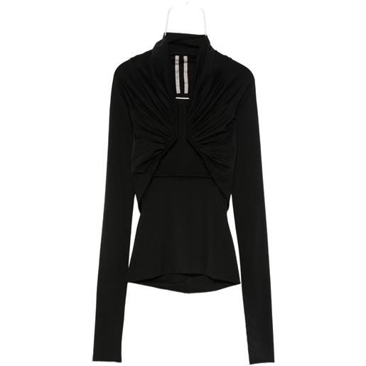 Rick Owens canotta con dettaglio cut-out - nero