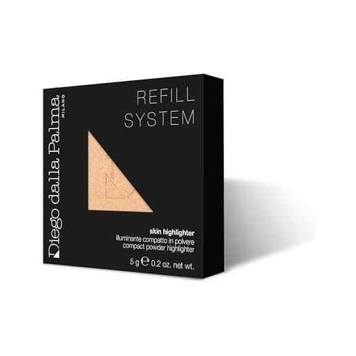 Diego dalla palma refill skin highlighter illuminante compatto in polvere 134 sabbia dorato