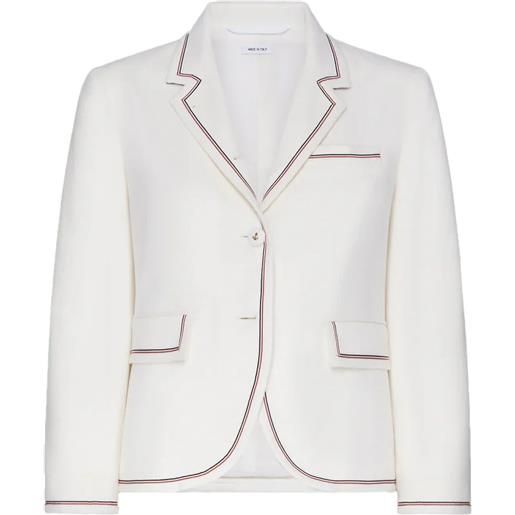Thom Browne blazer in cashmere - bianco