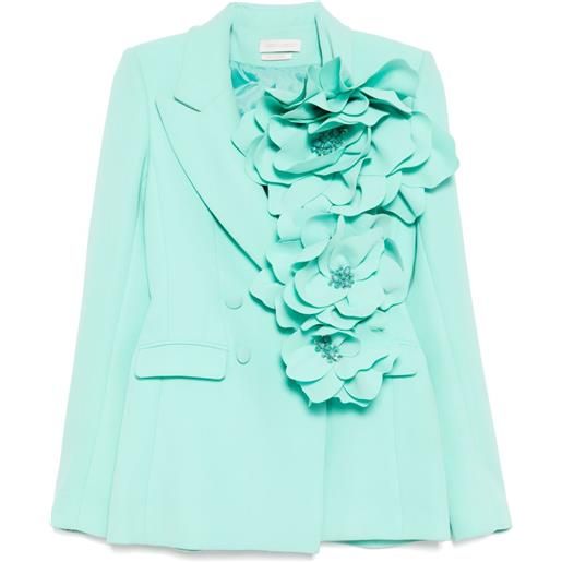 Saiid Kobeisy blazer sartoriale a fiori - blu