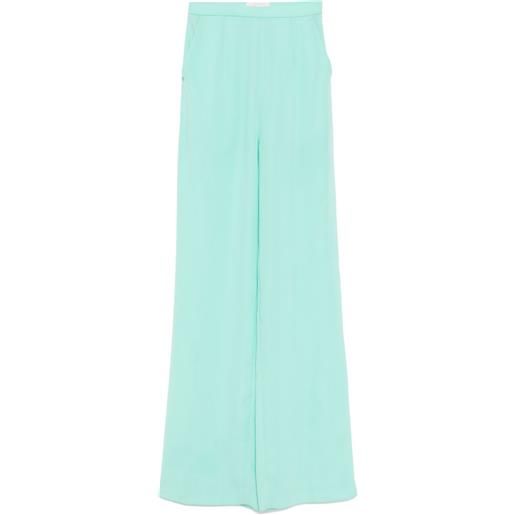 Saiid Kobeisy pantaloni sartoriali a fiori - blu