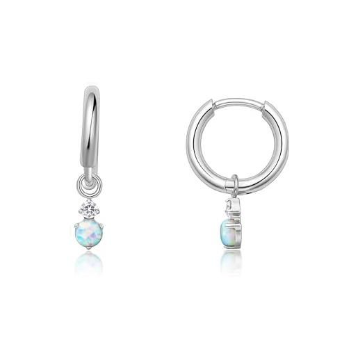 Acquista Orecchini pendenti con zirconi Kinel Snow per donna Orecchini pendenti color oro rosa lunghi in Italia a partire da 8.86