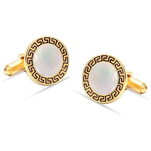 LeCalla cuff-daddy - gemelli da uomo in argento sterling per papà, nonno, papà, argento sterling