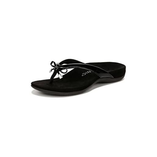 VIONIC Sandali con plateau - black leather/nero
