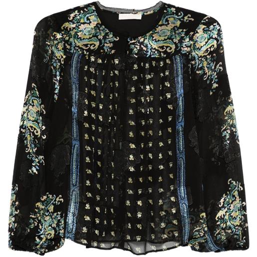 Ulla Johnson blusa con ricamo - nero