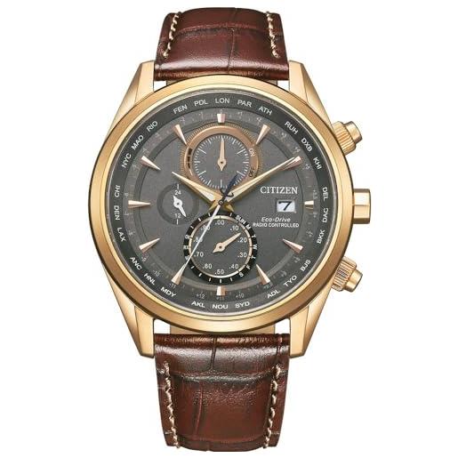 Citizen watch at8263-10h, marrone, misura unica, cinghia