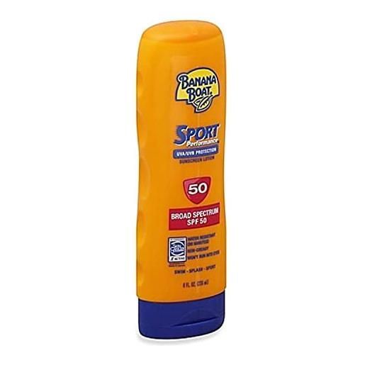 Banana Boat bboat lotto sport spf50 taglia 8. Z sport performance sunscreen, spf 50