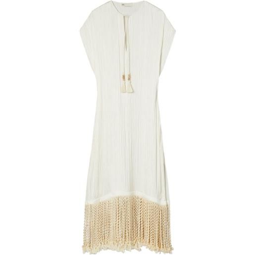 Tory Burch copricostume con scollo a v - bianco