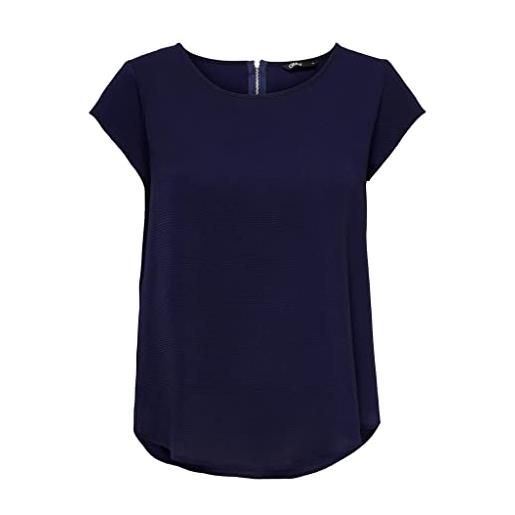 ONLY onlvic s/s solid top noos ptm, t-shirt donna, verde (jades), 42