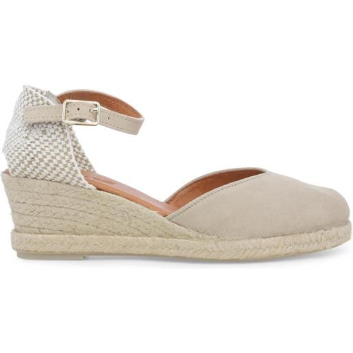 Melluso espadrillas donna in tessuto beige 018206z