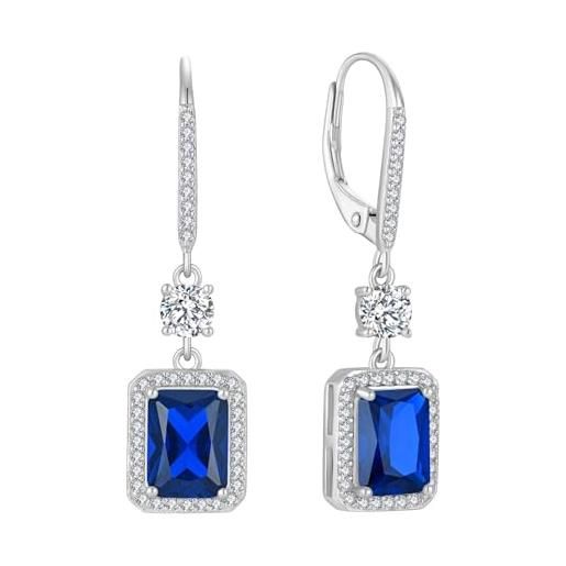 JiaYang Orecchini pendenti da donna, in argento Sterling 925, con