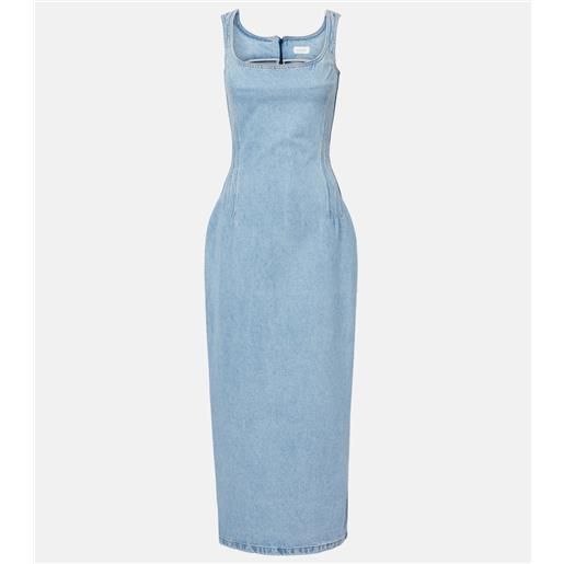 Magda Butrym abito midi in denim