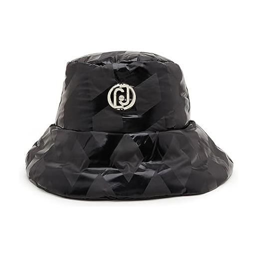 Liu Jo Jeans cappello donna liu jo bucket check in nylon nero c24lj14 2f3104 taglia unica