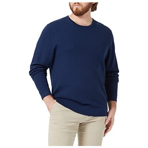 Calvin Klein Jeans calvin klein pullover uomo superior wool senza cappuccio, blu (calvin navy), xl