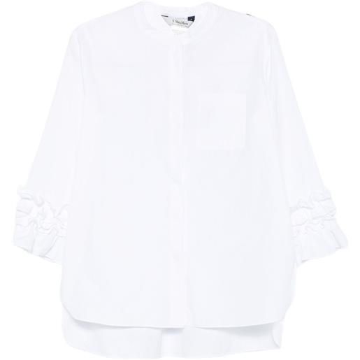 'S Max Mara camicia con ruches - bianco