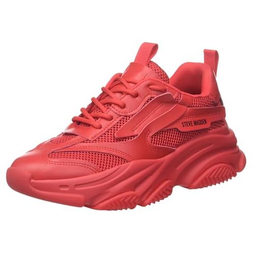 Steve Madden sneaker possession donna, rosso, 38 eu