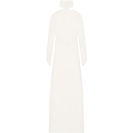 Courrèges abito asimmetrico - bianco